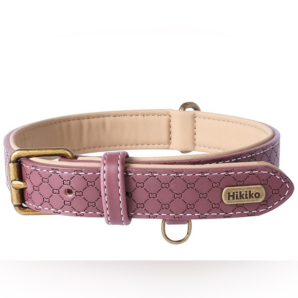 Hikiko Dog Set Of 2 Leather Dog Collars Poshmark